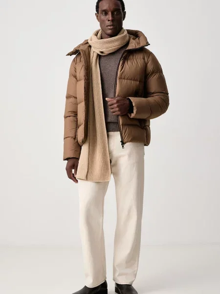 Hackett London pulover pentru bărbați din lână maro