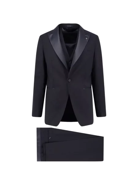 Costum Tagliatore de costum cu un singur rând de nasturi albastru
