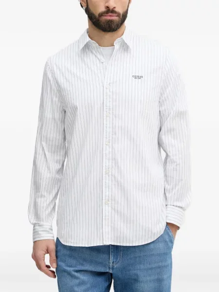 Cămașă Guess cu broderie alb