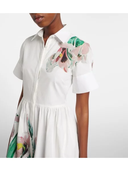 Rochie tip cămașă Erdem cu model floral