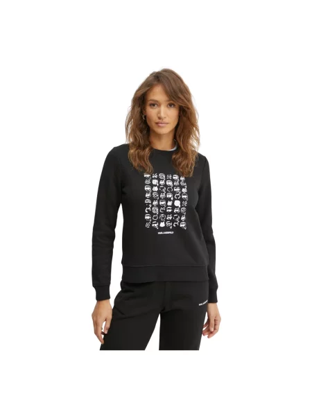 Karl Lagerfeld bluza z nadrukiem czarny