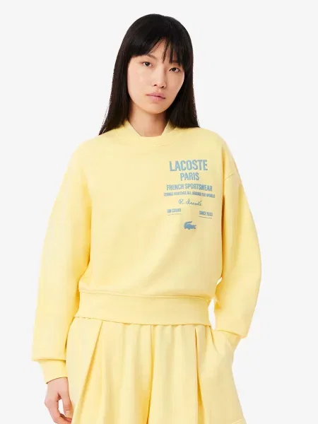 Свитшот Lacoste желтый
