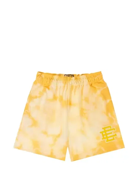 Шорти Eric Emanuel с tie-dye ефект връзки жълто