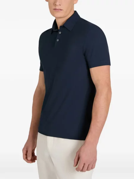 Scurt tricou polo Slowear albastru