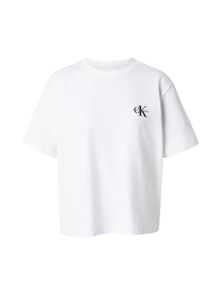 Calvin Klein Jeans Tricou negru alb