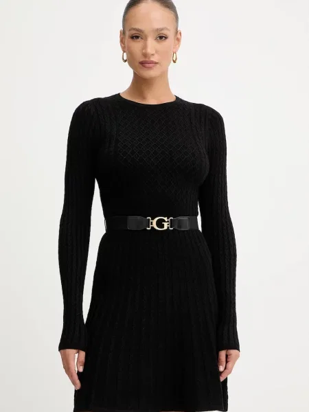 Obleka Guess HANA črna