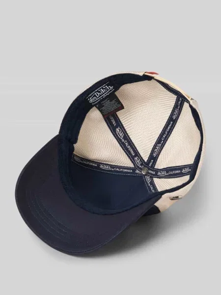 Czapka z daszkiem typu trucker z mieszanka bawełny model CASQUETTE' Von Dutch granatowa