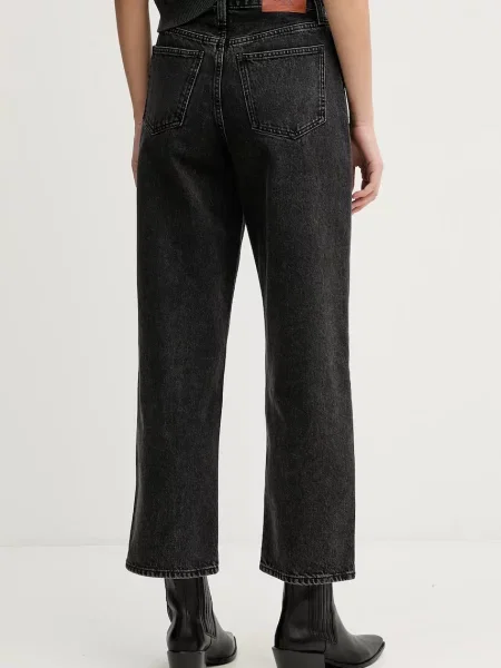 Džíny Calvin Klein Jeans high waist černé