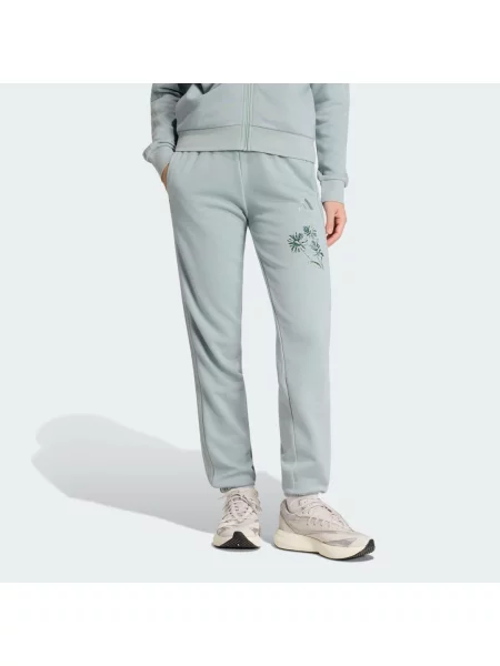 Pruhované froté kalhoty jogger Adidas