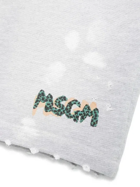 Szorty dziecięce Msgm szare