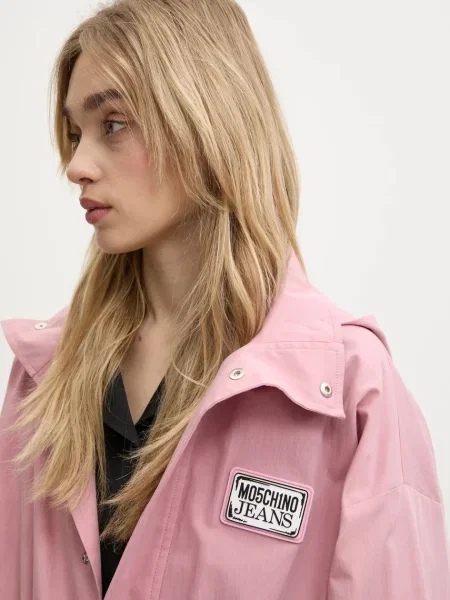 Farmer dzseki Moschino Jeans rózsaszín