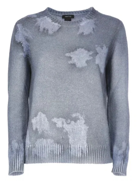 Pulover Avant Toi din cașmir albastru