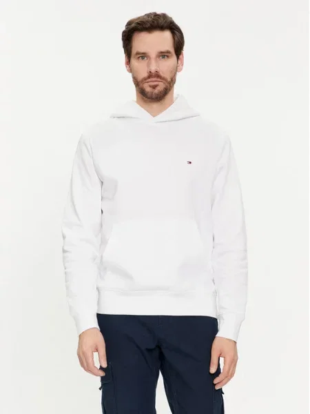 Tommy Hilfiger Hanorac FLAG LOGO alb