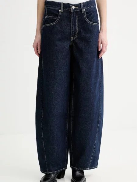 Levi's jeansy SUPER BAGGY BARREL niebieskie