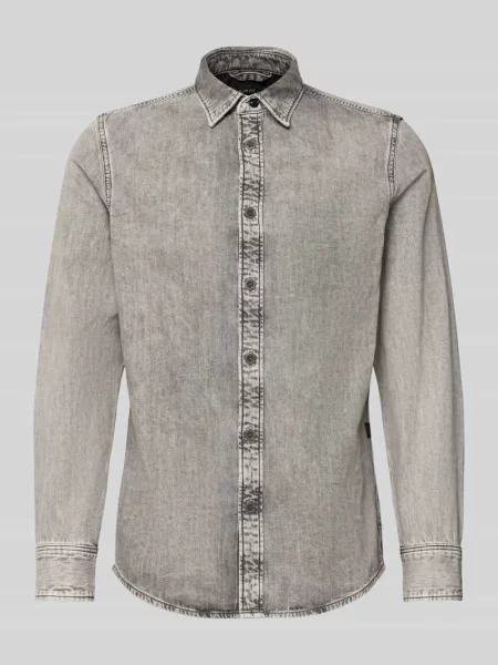 G-Star Koszula Jeansowa Slim Fit grau