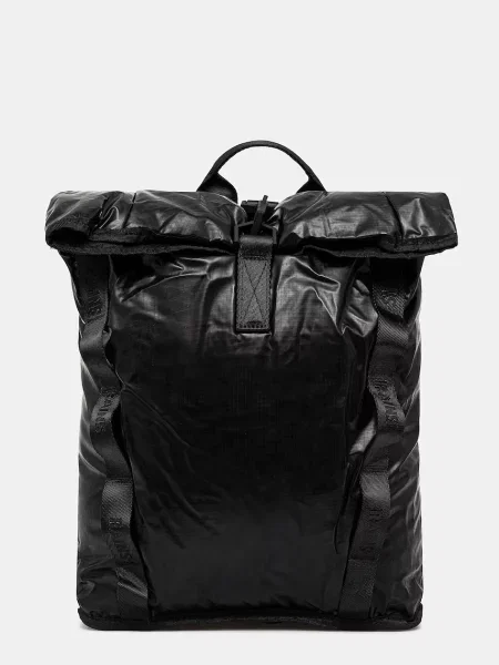 Раница Rains Sibu Rolltop Rucksack Mini W3 голям с изчистен дизайн черно