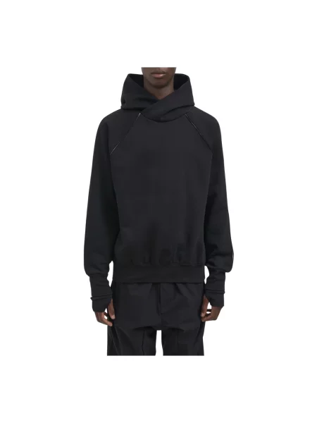 Bluza z kapturem Thom Krom czarna