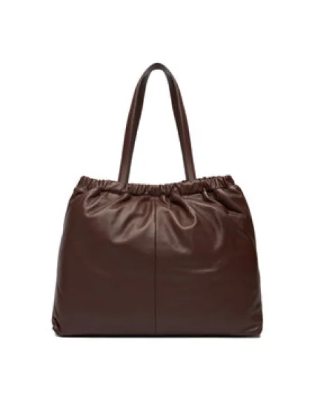 Tommy Hilfiger Kabelka Soft Leather Tote bordová