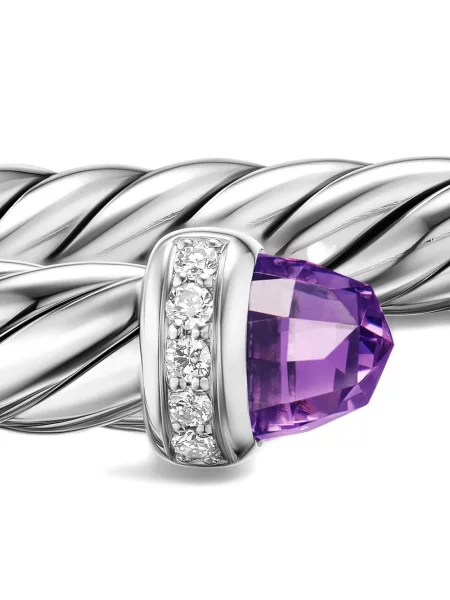 Brăţară David Yurman argintiu