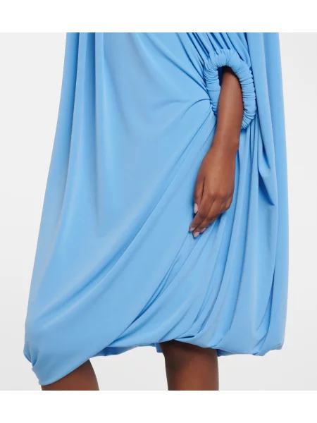 Rochie midi Coperni drapată albastru