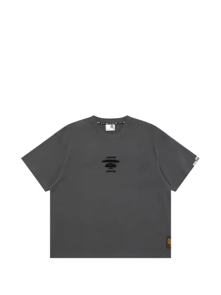 Tricou Aape By A Bathing Ape cu broderie gri