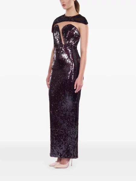Rochie Araftu cu paiete violet