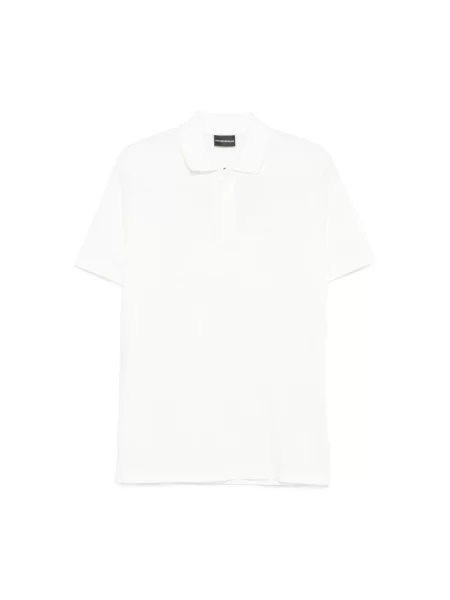Koszulka polo Emporio Armani biała
