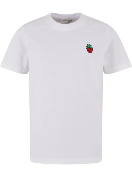 Mister Tee Póló Strawberry Love zöld / kárminvörös / fekete fehér