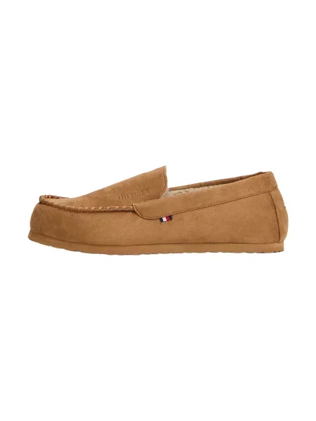 TOMMY HILFIGER Papuci de casă caramel maro