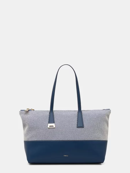 Furla geantă shopper pentru femei Olivia L tote albastru