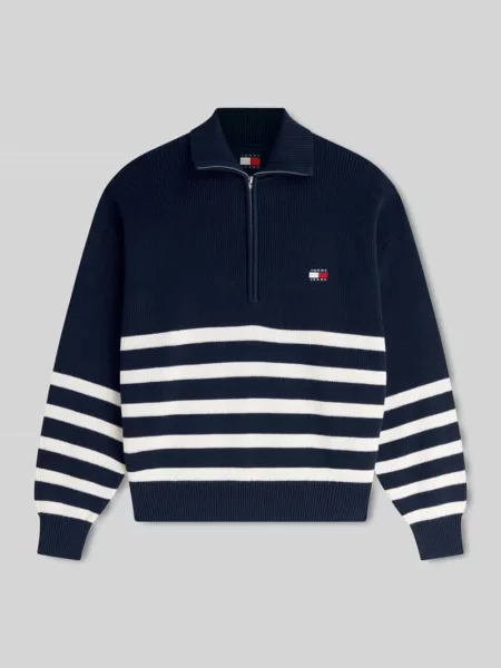Sweter Tommy Jeans granatowy