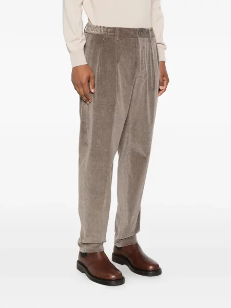 Pantaloni Tagliatore de catifea cord maro