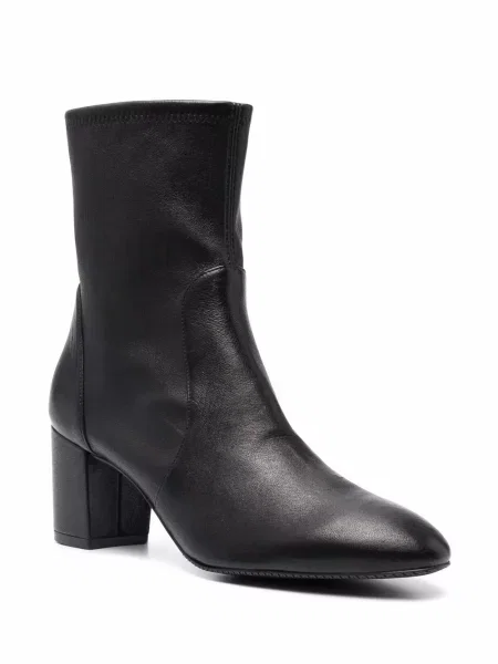 Cizme scurte Stuart Weitzman din piele negru