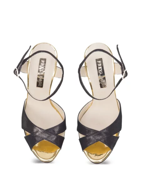Sandale Freya Rose cu bretele negru
