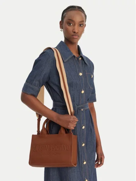 Torebka LOVE MOSCHINO brązowa