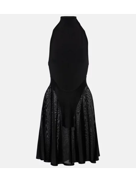 Rochie Alaïa din jerseu negru