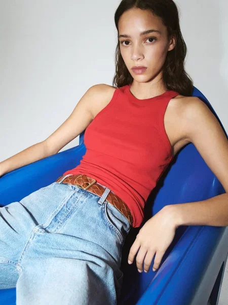 MANGO Top AMANDA' roșu