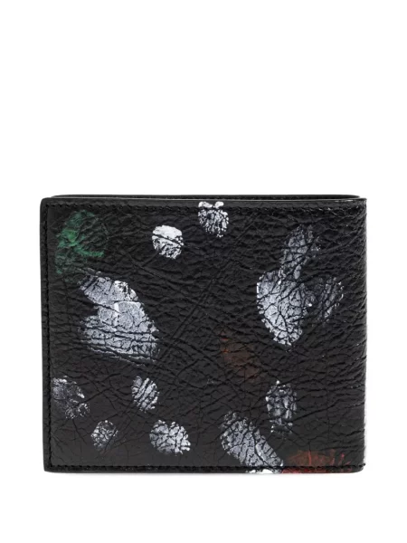Portofel Balenciaga cu imagine negru