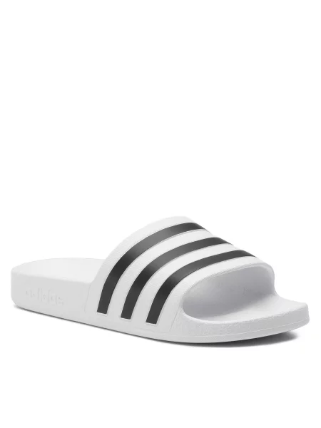 ADIDAS SPORTSWEAR Nizki natikači Adilette Aqua črna bela