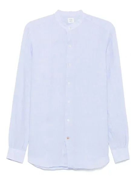 Lanena košulja Mazzarelli plava
