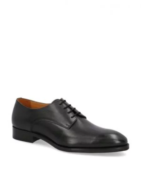 Kalman & Kalman elegantní polobotky hladká kůže černé