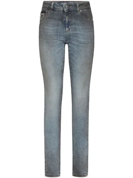 Leggings Philipp Plein cu motiv cu inimi