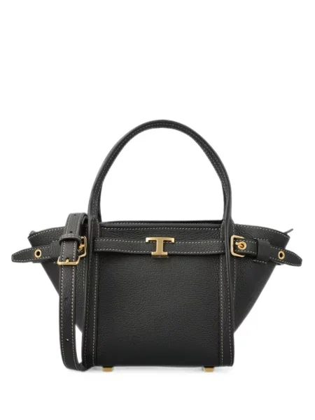 Geantă shopper Tod's din piele negru