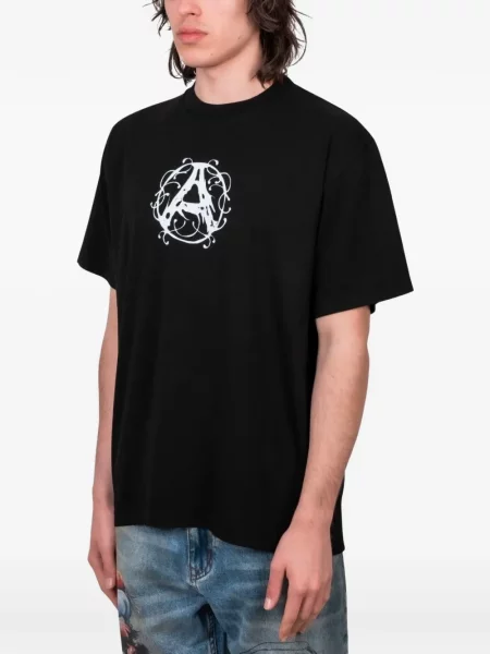 Tricou Afield Out cu imagine negru