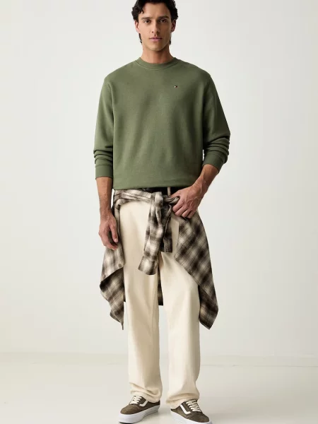 Palton Tommy Jeans verde