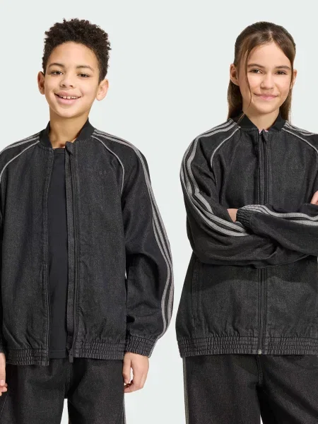 Бомбер Adidas черный