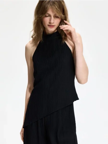 Reserved Top structurat negru