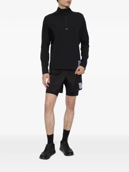 Lung tricou Satisfy negru