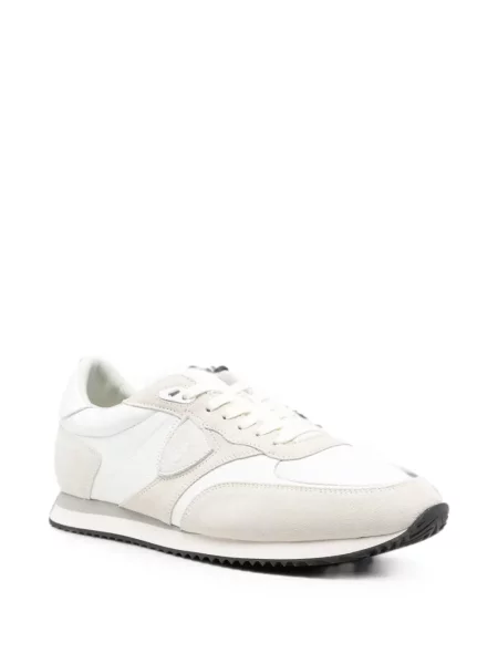 Sneakerși Philippe Model Paris cu autograf alb