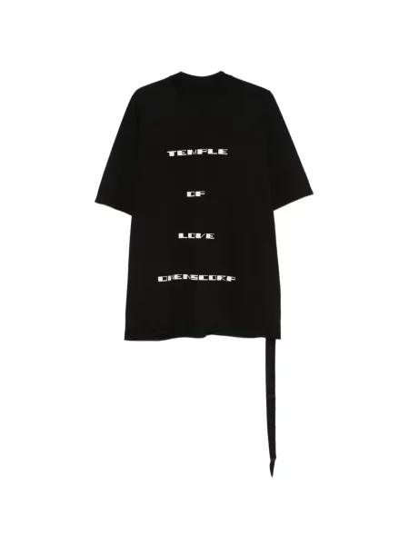 Tricou Rick Owens Drkshdw cu imagine negru